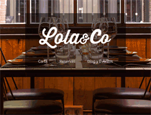 Tablet Screenshot of lolaandco.com